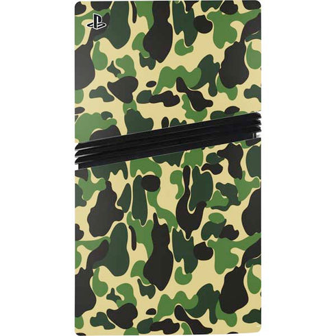 Green Street Camo PS5 Pro Console Skin